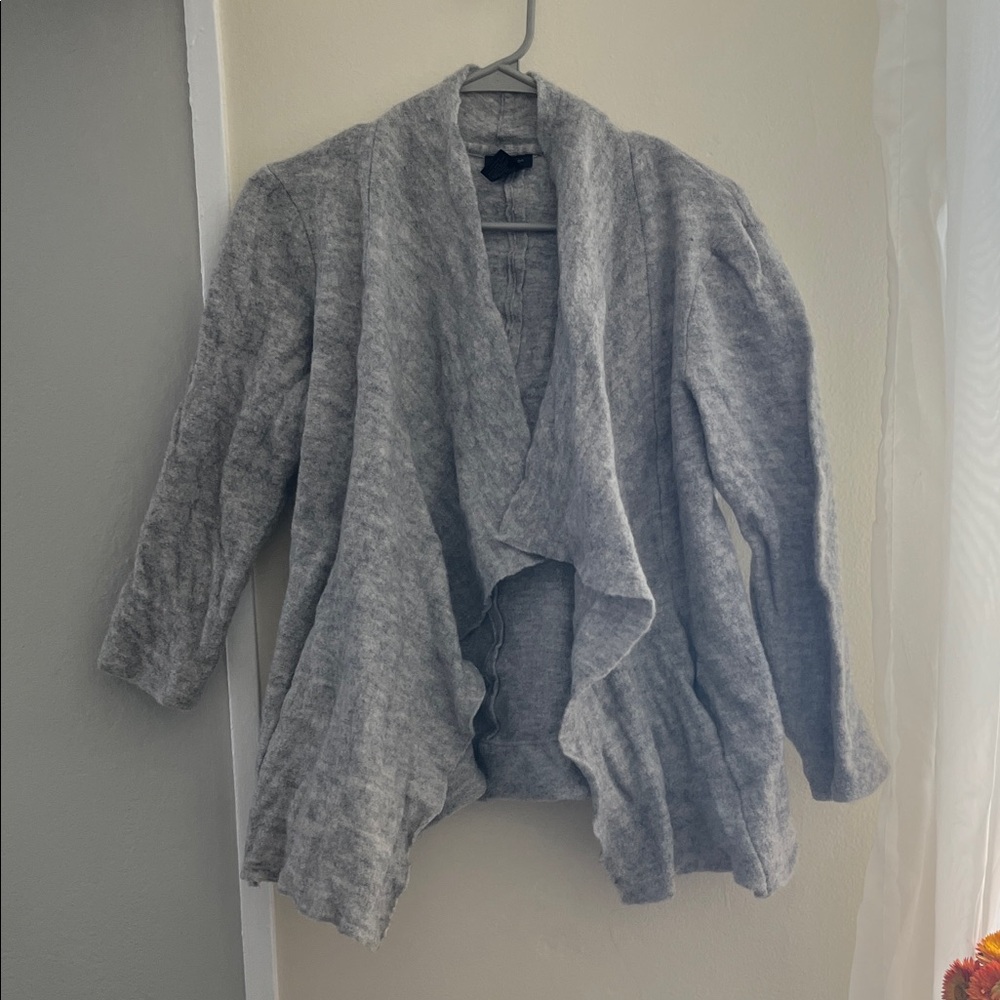 Ann Taylor Soft Gray Cardigan